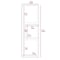 Tuhome Vanguard Medicine Cabinet, Three Shelves, Single Door Cabinet, White/Light Oak MBD6478 - alternate 7